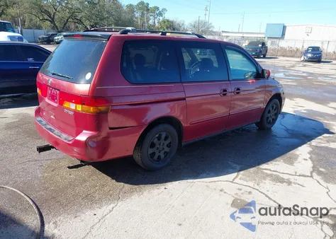 2004 Honda Odyssey Ex-L z USA, uszkodzony, nr VIN 5FNRL189X4B039340